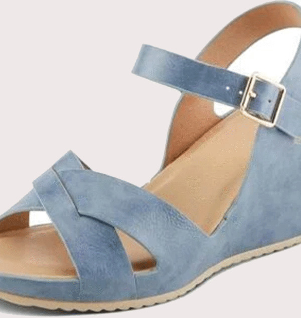 Women's LYRIC Cross-Strapped Wedge Sandals